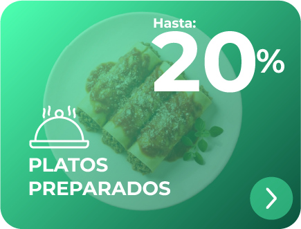Inicio 15 Platos Preparados - Hasta 20% de descuento