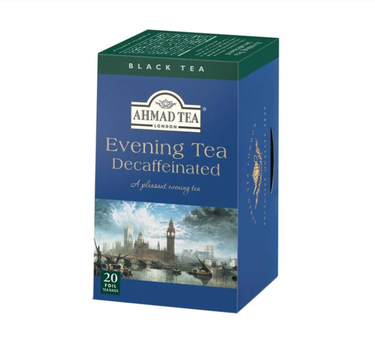 Té Negro Descafeinado 20 bolsas Marca Ahmad Tea 1 Té Negro Descafeinado 20 bolsas Marca Ahmad Tea